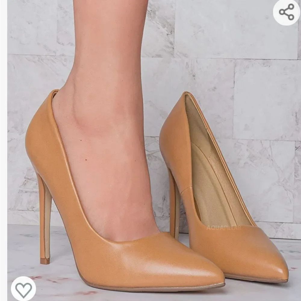 ZARA CAMEL HIGH HEEL STILETTOS ANIMAL PRINT INSOLES POINTED TOES SHOES